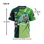 Polo Deportivo Exclusivo Bulbasaur Talla 16 - Imagen 4