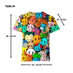 Polo Mix Caritas Cute Talla M - Imagen 3