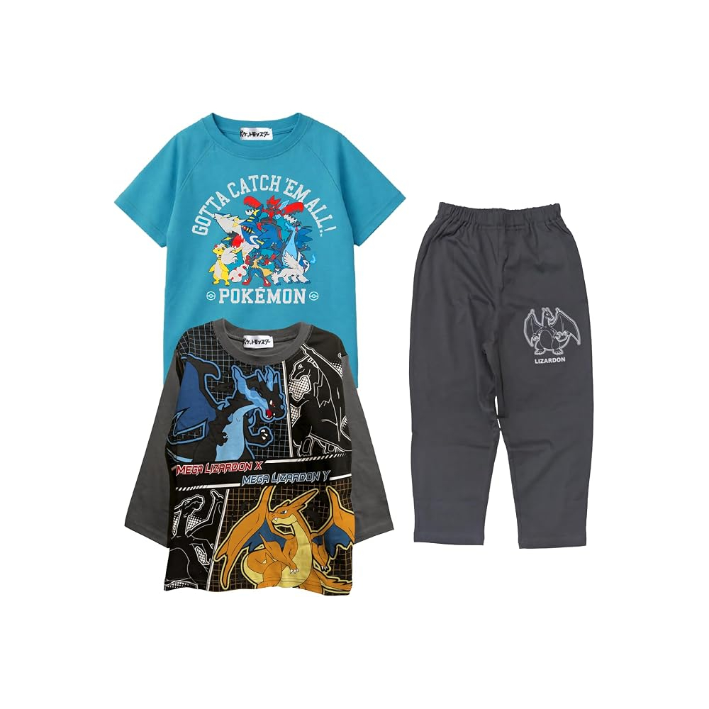 Pokemon Conjunto Unisex Niños Pijama Set Modelo A Talla 8 1 Pokemon Conjunto Unisex Niños Pijama Set Modelo A Talla 8 - Imagen 1