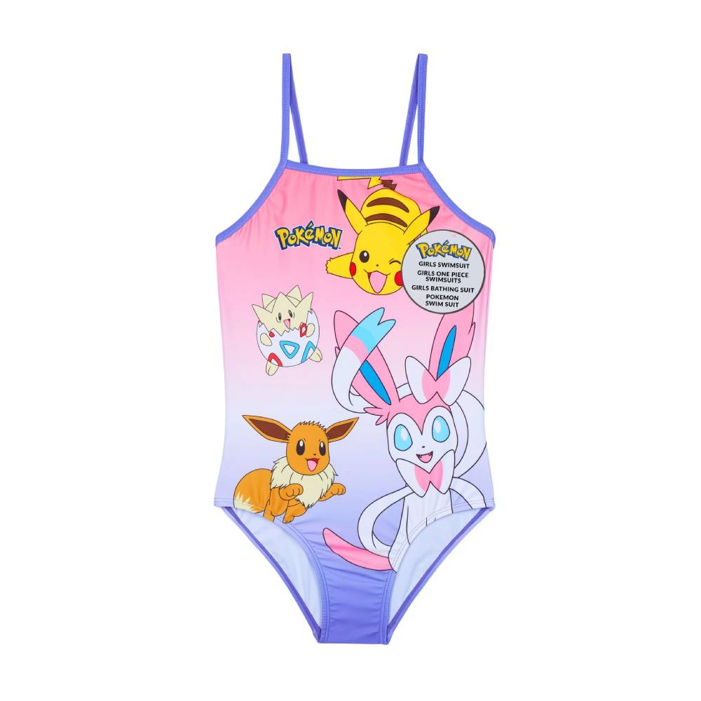 Pokemon Ropa de Baño Niña Sylveon Talla 11 12 1 Pokemon Ropa de Baño Niña Sylveon Talla 11 12 - Imagen 1