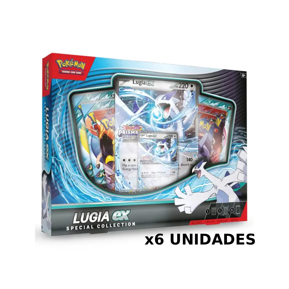 Pokemon TCG Lugia EX Special Español Box 6 unidades Pokemon TCG Lugia EX Special Español Box 6 unidades - Imagen 1