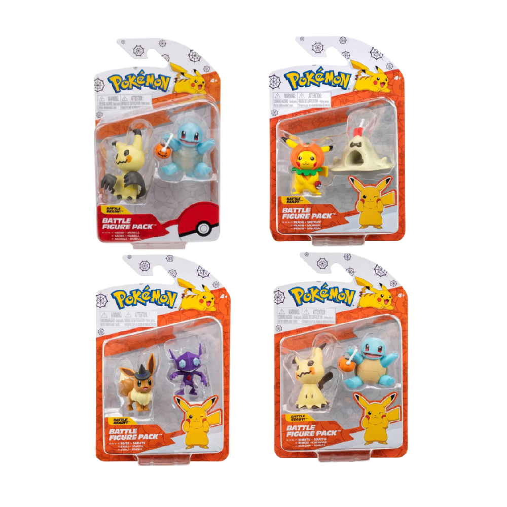Pokemon Halloween Battle Ready Figure Set Pokemon Halloween Battle Ready Figure Set - Imagen 1