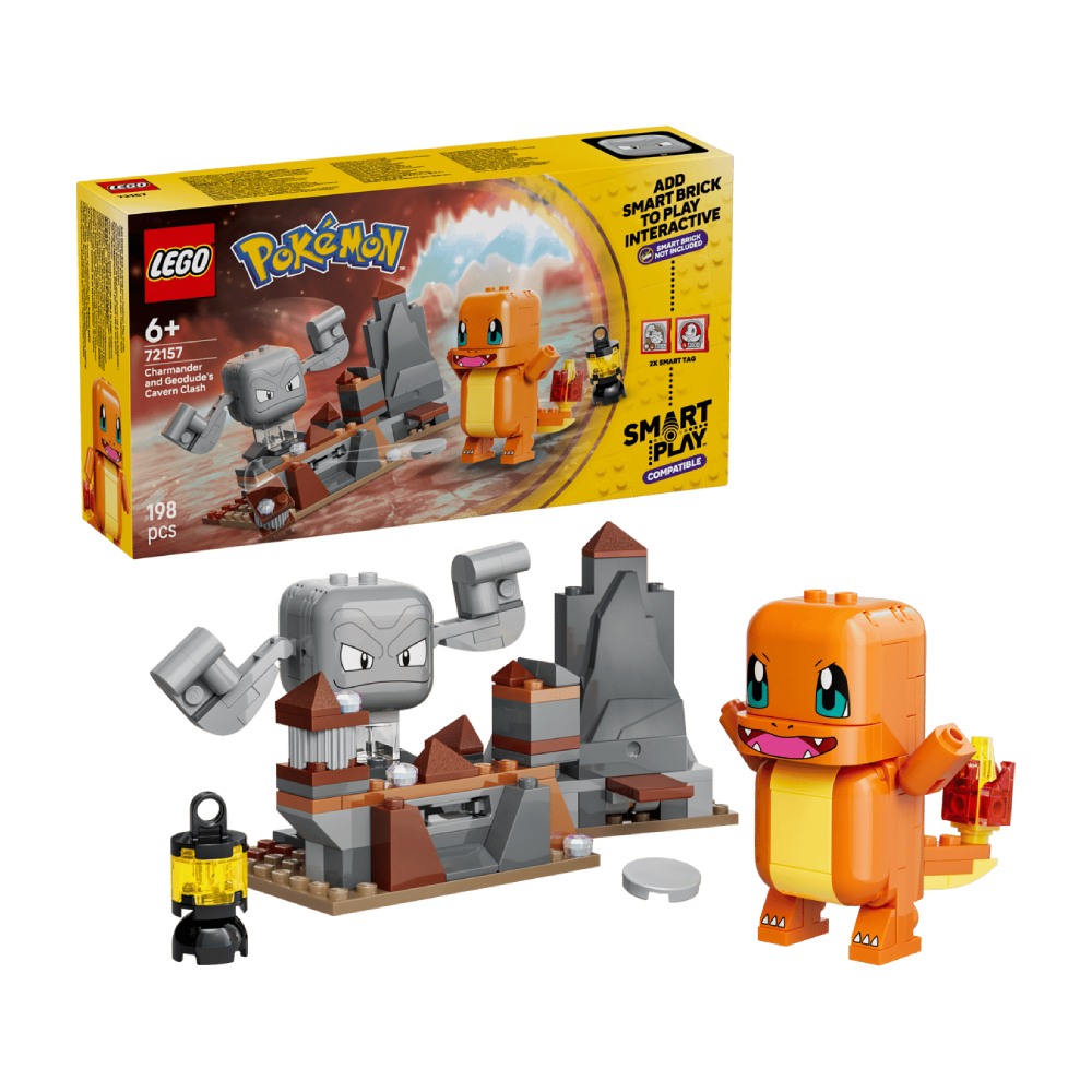 LEGO Pokemon Charmander and Geodude Cavern Clash 72157 LEGO Pokemon Charmander and Geodude Cavern Clash 72157 - Imagen 1
