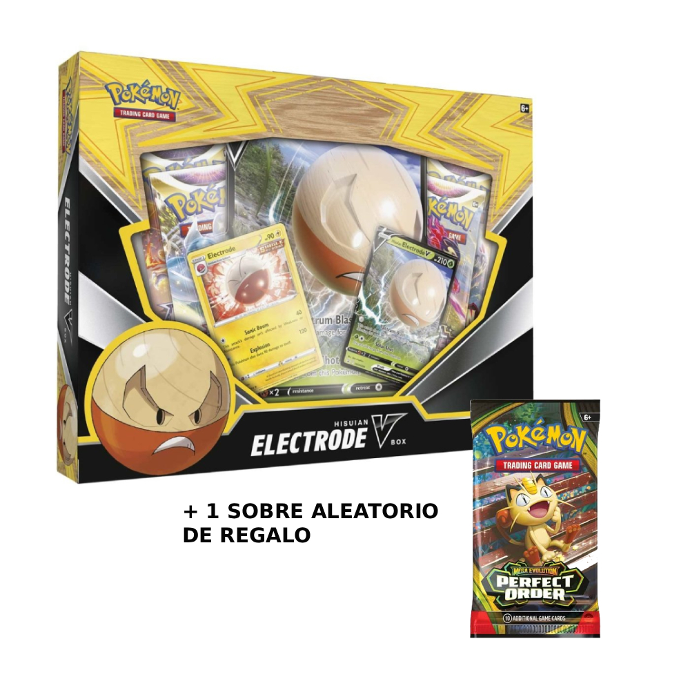Pokemon TCG Hisuian Electrode V BOX Español PROMO -PREVENTA- Pokemon TCG Hisuian Electrode V BOX Español - Imagen 1
