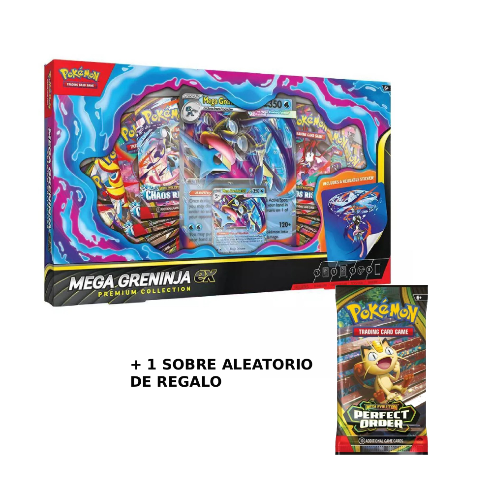 Pokemon TCG Mega Greninja EX Premium Collection Español PREVENTA -PREVENTA- Pokemon TCG Mega Greninja EX Premium Collection Español - Imagen 1
