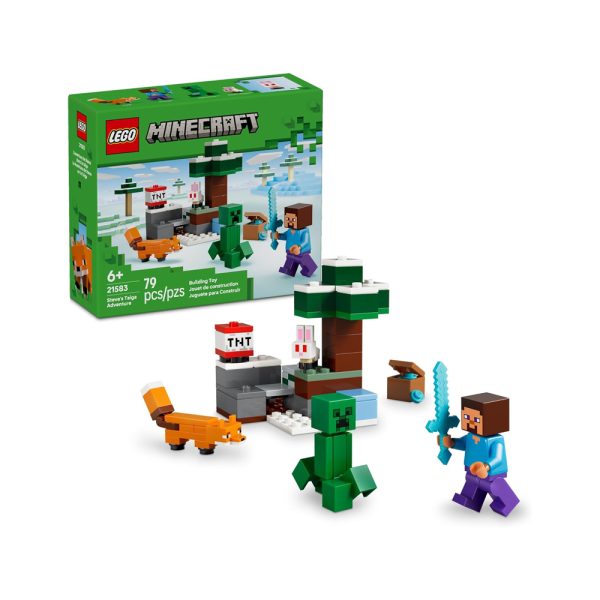 LEGO Minecraft Steves Taiga Adventure 21583